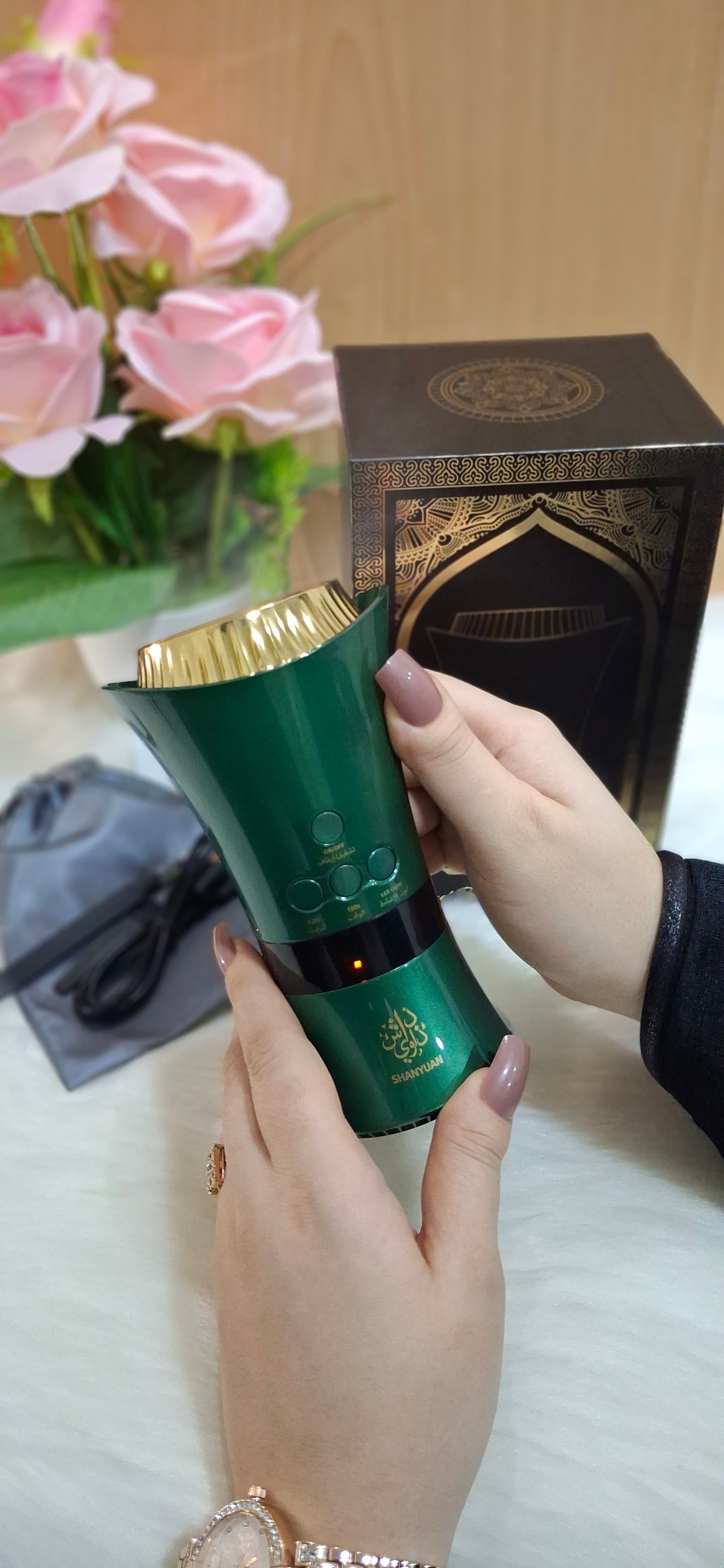 "Experience Timeless Fragrance: The Ultimate Electric Oud Burner for Effortless Aromatic Bliss"
